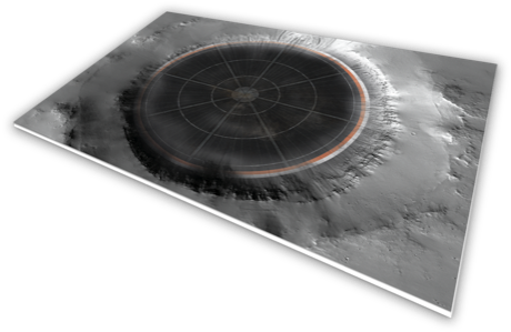 Moon landing pad 02 / Perfect for UFO TV series space ships Bigsize