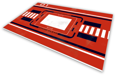 Hangar landing pad 03 / Perfect for Star Trek TV series space ships Bigsize