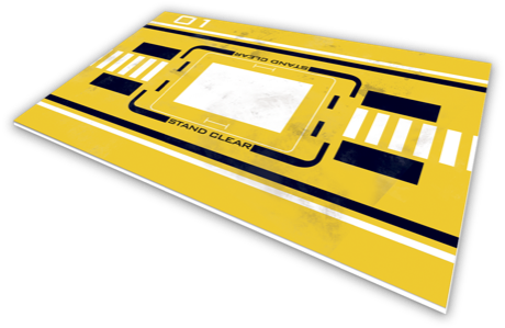 Hangar landing pad 04 / Perfect for Star Trek TV series space ships Bigsize
