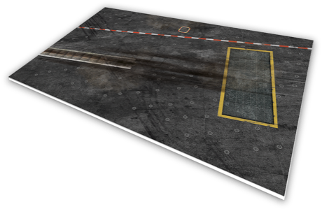Nimitz-class aircraft carrier deck 01 Bigsize