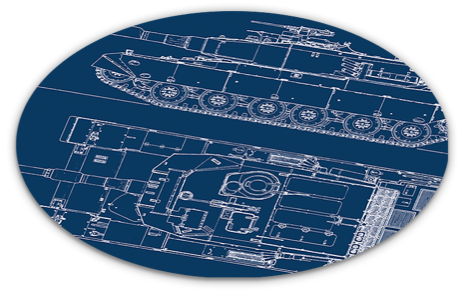 Blueprint rounded Type 90